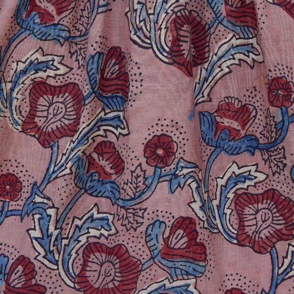 Christy Dawn RARE Brooklyn in Plum Flora Silk-Cotton Size XL - Picture 2 of 9